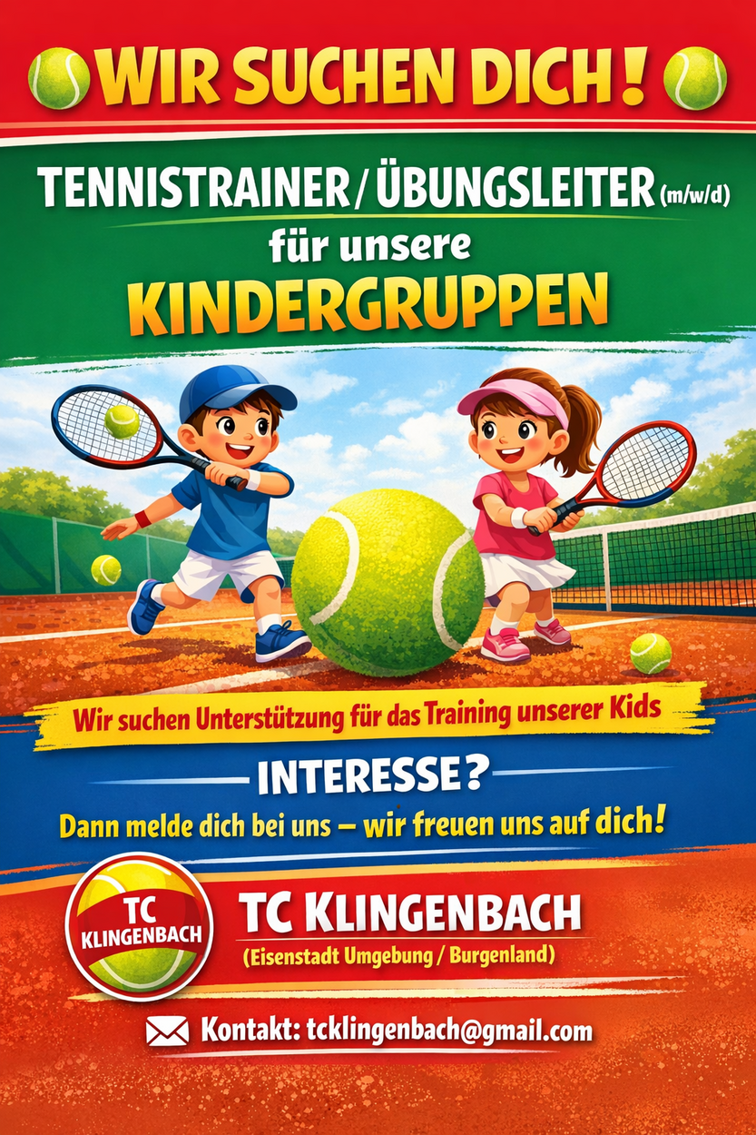 Übungsleiter / Tennislehrer gesucht