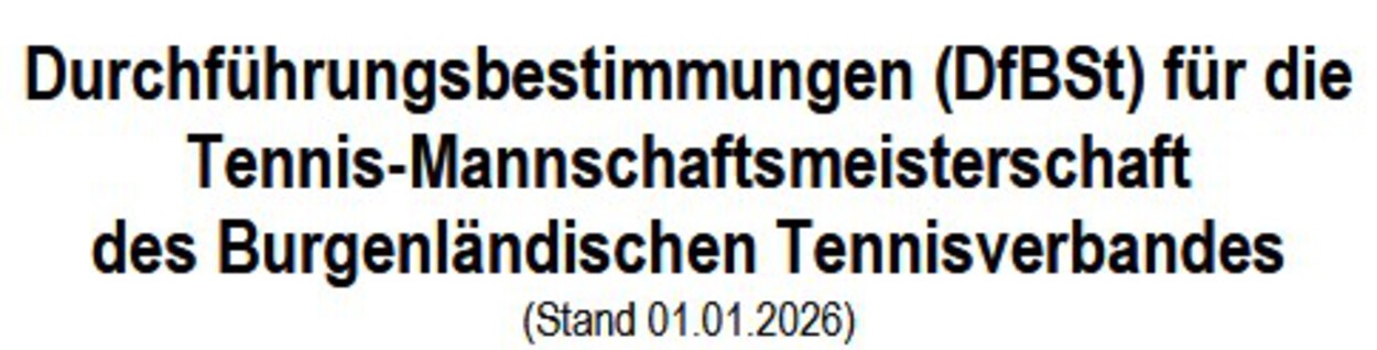 Durchführungsbestimmungen 2026